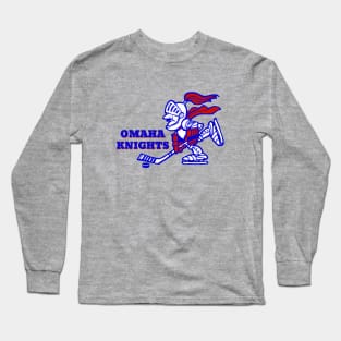 Defunct Omaha Knights Hockey Long Sleeve T-Shirt